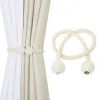 1 st Curtain Clip Magnetic Tieback Home Decor Pearl Hanging Ball Holdback Curtains Holder Buckle Rope Room Accessoires