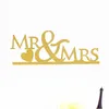 1pc Multi Colours Mr. Love Wedding Cake Flag Topper Cake Flags per il compleanno Anniversario di matrimonio Decor decorazioni per torta