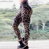 Yoga -Outfits Leopard Streifen 3D -Print Womens Hosen Push Up Sport Leggings Slim Hosen weibliche Freizeithosen Fitness Leggings Frauen Y240410