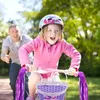 Colorful Kid Bicycle Basket/Grips/Tassel Streamers Suit Durable Waterproof Kid Riding Equipment Set Kids Bicycle Riding Supplies