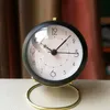 Retro European Alarm Clock Metal Small Wekker Creatieve desktop ornamenten bedwakklok Home Decor