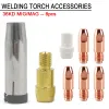 8pcs / ensemble 36 kD Conseils de torche de soudage Consommation du pistolet de soudage