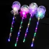 Led Rave Toy 1pc Fairy Girl Stick Wave Ball Led Glow Stick Toy Colorful Children Wand Glow Stick Cheer Tube Wedding Party Födelsedag leveranser 240410