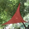 Anti-uv hdpe driehoekige zonneschade netto outdoor luifel tuin terras patio zwembad zeil zeil planten deksel in de schaduwdoek winddicht