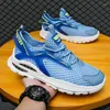 Casual Shoes Men's Summer Air Cushion Thin Section Breathable Mesh Hollow Running Soft Sole Sports