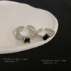 韓国からのダイヤモンドの象眼細工柳の葉のオープニングリング、新しいトレンディなニッチ、パーソナライズされたデザインセンス、ファッショナブルな気質、多用途のブレスレット