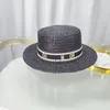 디자이너 어부 캡 패션 남자 여자 와이드 림 야구 모자 버킷 모자 여름 선 바이저 짚 모자 럭셔리 해변 모자 낚시 편지 통기성 태양 보닛