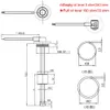 Ga indice del serbatoio dell'acqua del sensore + serbatoio del serbatoio dell'acqua serbatoio liquido olio 0 ~ 190ohm di invio del combustibile interruttore galleggiante 150 mm ~ 550 mm