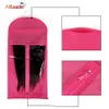 Benutzerdefinierte Perückentasche mit Kleider Perücken-Aufbewahrungstasche mit Kleider Perücken-Speicherhalter für Haarstücke nicht gewebte transparente Perückenzubehör