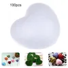 100/50 / 60pcs Coeur Forme de mariage Ornements de mariage Styrofoam Polystyrène Magasie pour enfants Artisanat DIY Modeling