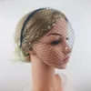 Maschera per il viso di stelle nere per copricapo sposa vele per uccelli vele bianche eleganti accessori per capelli per matrimoni per la festa per matrimoni