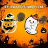 Halloween Lollipop Paper Card Happy Halloween Pumpkin Ghost Lollipop Card Holder Sugar Candy Chocolate Decoration