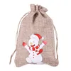 Christmas Santa Sack Enfants de Noël cadeaux de bonbons sac de bas de bonbons exquis