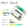 Kort Dual Band WiFi 6 Ax3000H Card MPE7260AC för Mini PCIe Adapter Bluetooth 5.2 Trådlös adapter 2.4G/5GHz för bärbar dator/PC som AX210