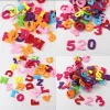 XICC 50PCS LETTRES DIGIQUES PAUTS LOOD PAUTS FACTAL