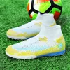 Amerikanska fotbollsskor män fotboll barn stövlar kvinnor andningsbara kläder antiskid chaussure utomhus