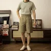 Herren-Shorts DK-0013 US Military Style 300GSM Bermuda Herren Super-Top-Qualität Baumwolle Vintage lässig Langlebige stilvolle Gurkha