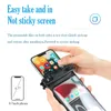 7,0 inch 3D Anti-Falling Waterproof Tas Touchscreen TPU Swim Drifting Boating Diving Surfing River Trekking Swimming Phone Case