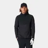 Automne et hiver à capuche à capuche pour hommes, vêtements de golf, automne et hiver à manches longues à moitié poitrine zippée, vêtements d'extérieur extérieurs