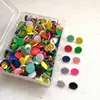 13 cores 100pcs em casa escritório colorido desenho pushpin thumbtack placa de cortiça push pin foto de parede mapa marcadores