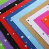 Printed sky STARS Christmas snowflake Felt Fabric - 30cm x 30cm per sheet - 10 colors/lot