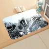 Bath Mats Bathroom Rug Luxury Marble Velvet Non-Slip Dry Fast Carpet Soft Microfiber Washable Doormat Floor Pad For Shower Homer