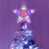 Christmas Tree Star Topper LED Light Up Lampe décorations de Noël pour la maison NAVIDAD NATAL NOEL NOUVELLE DÉCOR