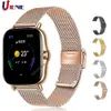 20 mm horlogeband voor xiaomi huami amazfit gts 2 milanese band voor bip lite/gtr 42mm/haylou ls02 smart armband horloge band correa