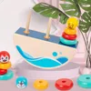 Alkohol Montessori Toys für 1 Jahr alte, Kleinkindspielzeug Stapelspielzeug für Kleinkinder 1-3 Holz Roly Poly Learning Toys