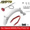 Per Xiaomi M365 Pro 2 1S M187 Scooter Electric Fender Kit aggiornato Supporto di guardia del fango posteriore con viti Accessori del tappo in gomma