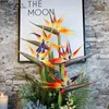 Sunmade Luxury Grand Bird Of Paradise Fleurs artificielles Décor de salon Decor Flower Arrangement DIY MARIAGE FORES DÉCOR