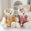 2pcs 26cm kawaii para misia pluszowa lalki zabawkowe nadziewane miękka poduszka dla dzieci dla dzieci urodziny