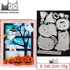 Halloween Ghost Pumpkin Kerstpapier Cut metalen snijden sterft Nieuwe DIY Emboss Stencil Scrapbooking sterft voor kaart maken 2021