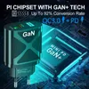 65W Gan Fast Charger US/AB/İngiltere fişi Tip-C Tip PD+QC3.0 USB 5V/6.6A 9V/3A 12V/2.75A 20V/1.67A Xiaomi iPhone kablosu için hızlı şarj