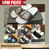 Designer sandalen dames slippers strandschoenen luxueuze dikke dikke damesschoenen zomer luxe vintage bedrukt geruit merk heren zomer 35-45 lichtgewicht