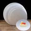 10pcs Round Mousse Cake Boards Gold Silber Pappe Kuchentrommeln Einweg Cupcake Dessert -Tablettkartendichtung Kuchen Dekorationswerkzeug
