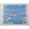 Tillbehör 139 nycklar/ställ in full transparent keycap ABS Blue Cyan Key Caps Cherry Profile Backbellysta nyckelknappar för MX Switch Mechanical Keyboard