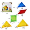 Brinquedos educacionais de Romboss 7pcs para infantil Puzzle 3D Tangram Kids Creative Handcraft Pré -escolar Melhores presentes de Natal