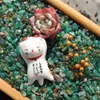 1 stks Japanse stijl keramische eetstokjeshouder Lucky Cat Chopsticks Stand kussenverzorging rust keramisch ambacht keuken servies