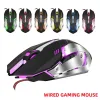 Ratica Mate USB Wire Gaming Mouse, experiencia mejorada de juegos, 6 botones Motor óptico