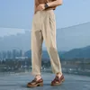 Pantalon masculin de style coréen mode noir khaki busenss décontracté tous trousrs assortis pour homme ootd look printemps été automne 2024