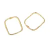 10 -stcs 14k gouden kleur messing ovale druppel rechthoekige vorm oorbellen verbind charm hangers sieraden maken voorraden diy accessoires