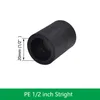 1pcs PE Connector Pipe Fittings 20MM 25MM 32MM Water Tube Direct 1/2" 3/4" 1" Thread Quick Connect Live Joint