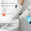 Sicurezza domestica ispessita I guanti di lavaggio in lavaggio della cucina Resistente all'usura Resistente in gomma INCONTRO IN GUIDA DI LAVORO DELL'UTILIZZA