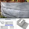 Gray HDPE Balcony Terrace Shelter Privacy Screen Outdoor Awning Balcony Garden Fence Cover With Ties Swimming Pool Sun Shade Net