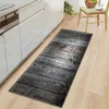 6 stylów Srebrne szare antypoślizgowe nowoczesne dywaniki kuchenne drewno drewniane dywan podłogi do do mycia do mycia do pielęgnacji mata sypialnia