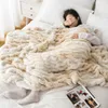 Battillo Luxury Faux Fur Blanke Thrown Cover Litt Plaid Fur Hiver Hiver épaisse couverture floue pour canapé couverture de fourrure double face