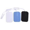 10pcs gel silicone EMS Electrode Padstens Elettrodi Digital Agopuntura Nerve Nerve Muscolo Fisioterapia TENS PAD