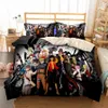One Piece Japan Anime Game Summer Bed Dylowcases Одеяли одеяло одеяло набор для одиночной королевы короля 3D Photo Plect Set Set