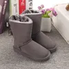 Дети Bailey 2 Bows Snow Boots Designer подлинные малыши Сплошные ботас Nieve Winter Girls обувь для малыш